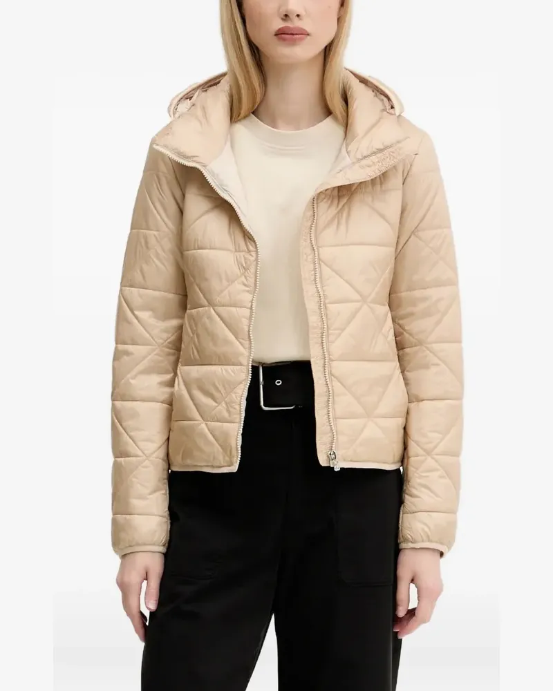 HUGO BOSS Gesteppte Kapuzenjacke - Nude Nude