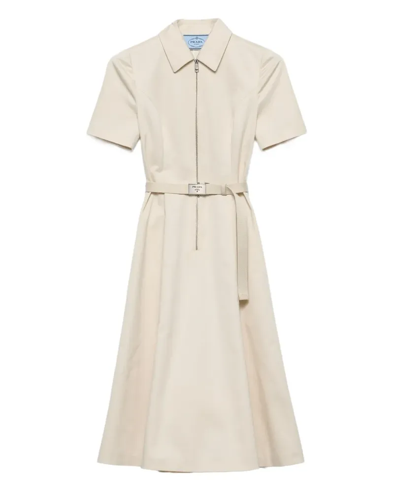 Prada Kleid mit Reißverschluss - Nude Nude