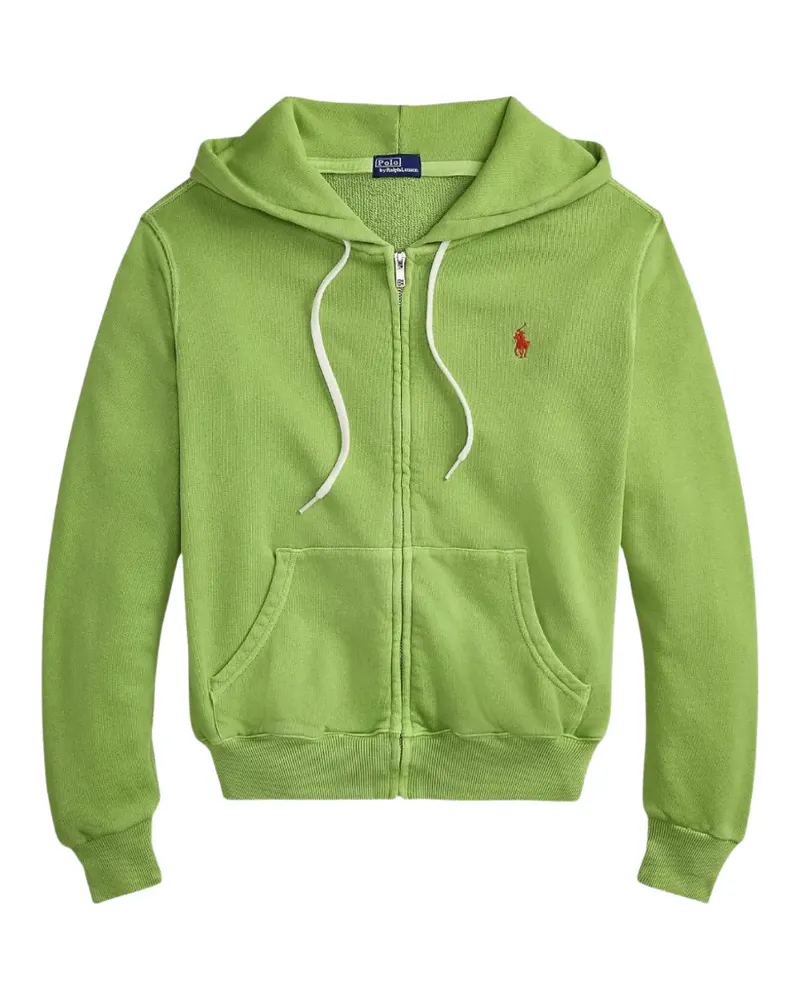Ralph Lauren logo-embroidered hoodie - Grün Grün