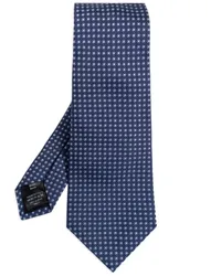 Lanvin Krawatte mit geometrischem Print Blau