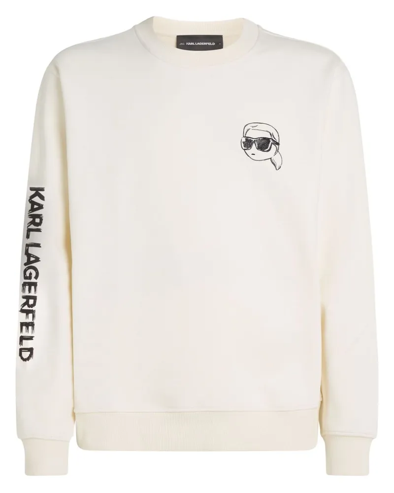 Karl Lagerfeld Ikon Sweatshirt - Weiß Weiß