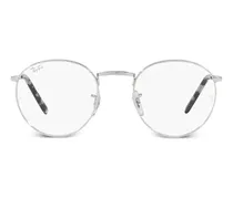 New Round Brille mit rundem Gestell - Silber