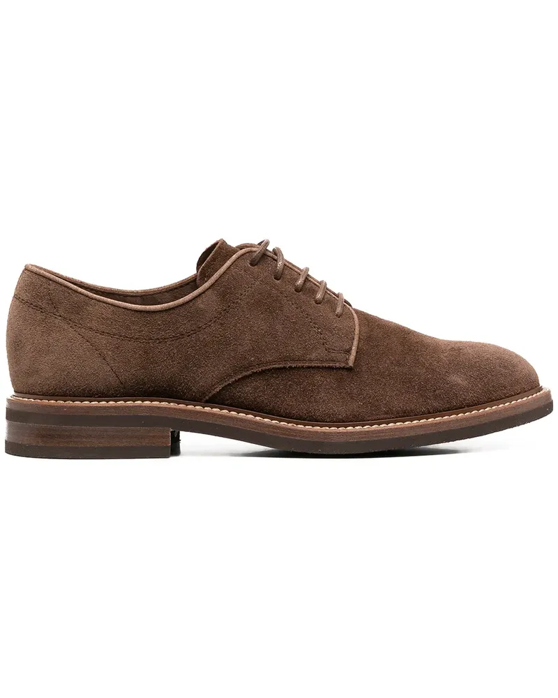 Brunello Cucinelli Oxford-Schuhe aus Wildleder - Braun Braun