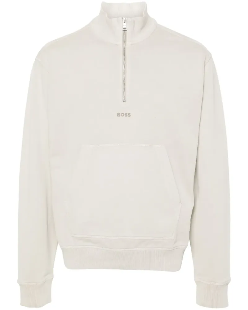 HUGO BOSS Sweatshirt mit Logo - Nude Nude