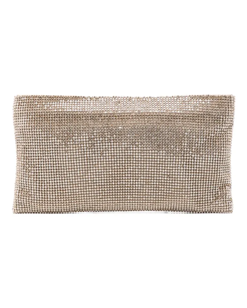Benedetta Bruzziches embellished chain clutch bag - Gold Gold