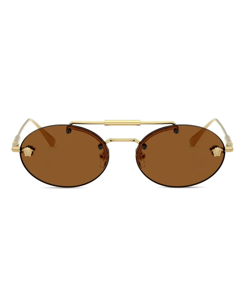 Versace metal round-frame sunglasses - Gold Gold