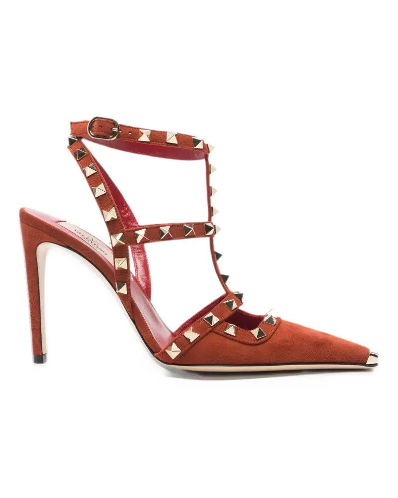 Valentino Garavani Rockstud cage pumps - Rot Rot