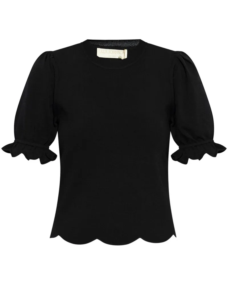 Ulla Johnson Noemi Oberteil - Schwarz Schwarz