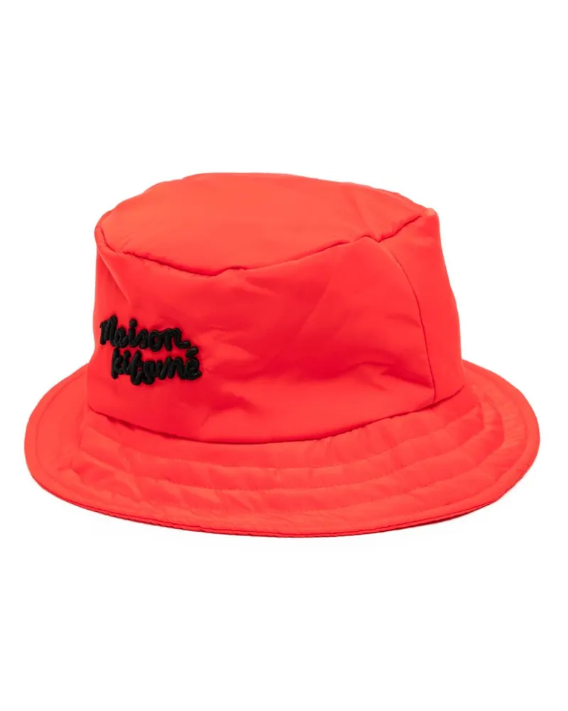 Kitsuné Fischerhut mit Logo-Stickerei - Rot Rot