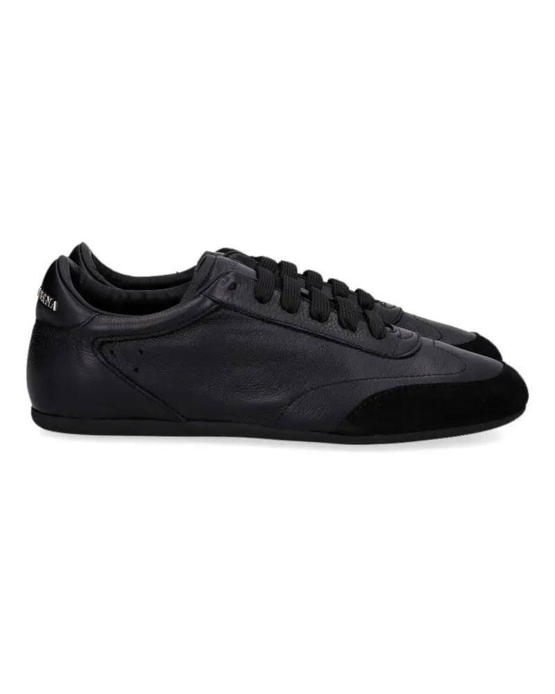 Dolce & Gabbana Sneakers mit Wildledereinsatz - Schwarz Schwarz