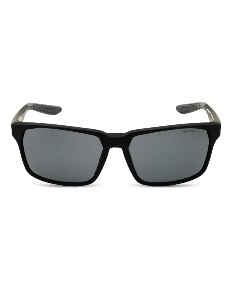 Nike Maverick Sonnenbrille mit geometrischen Gestell - Schwarz Schwarz