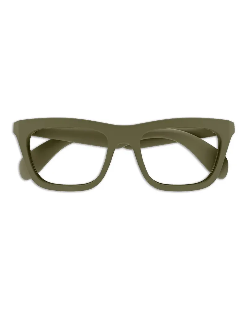 Gucci Brille mit eckigem Gestell - Grün Grün
