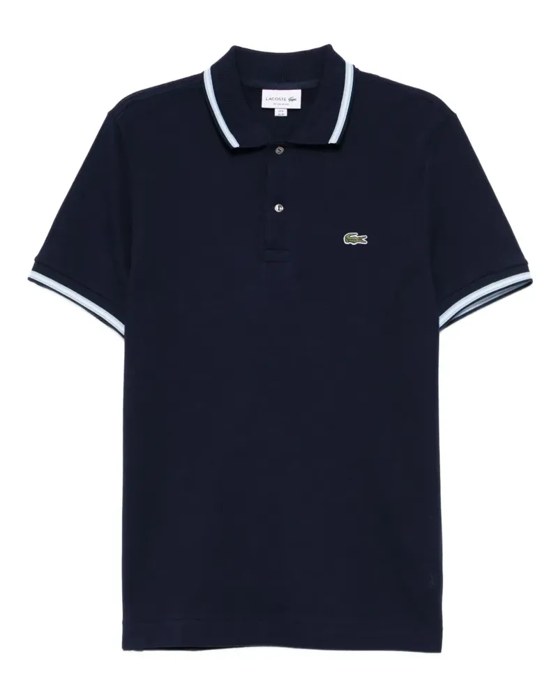 Lacoste Poloshirt mit Logo-Applikation - Blau Blau