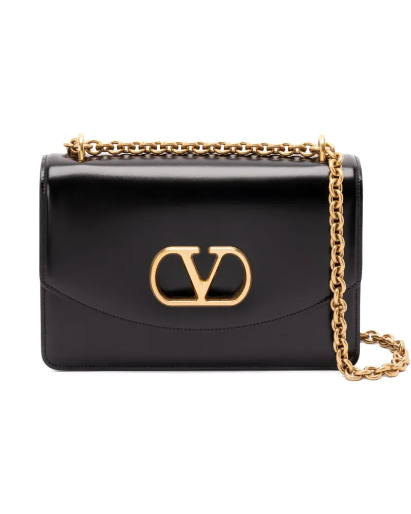 Valentino Garavani Vain Schultertasche mit Kettenriemen - Schwarz Schwarz