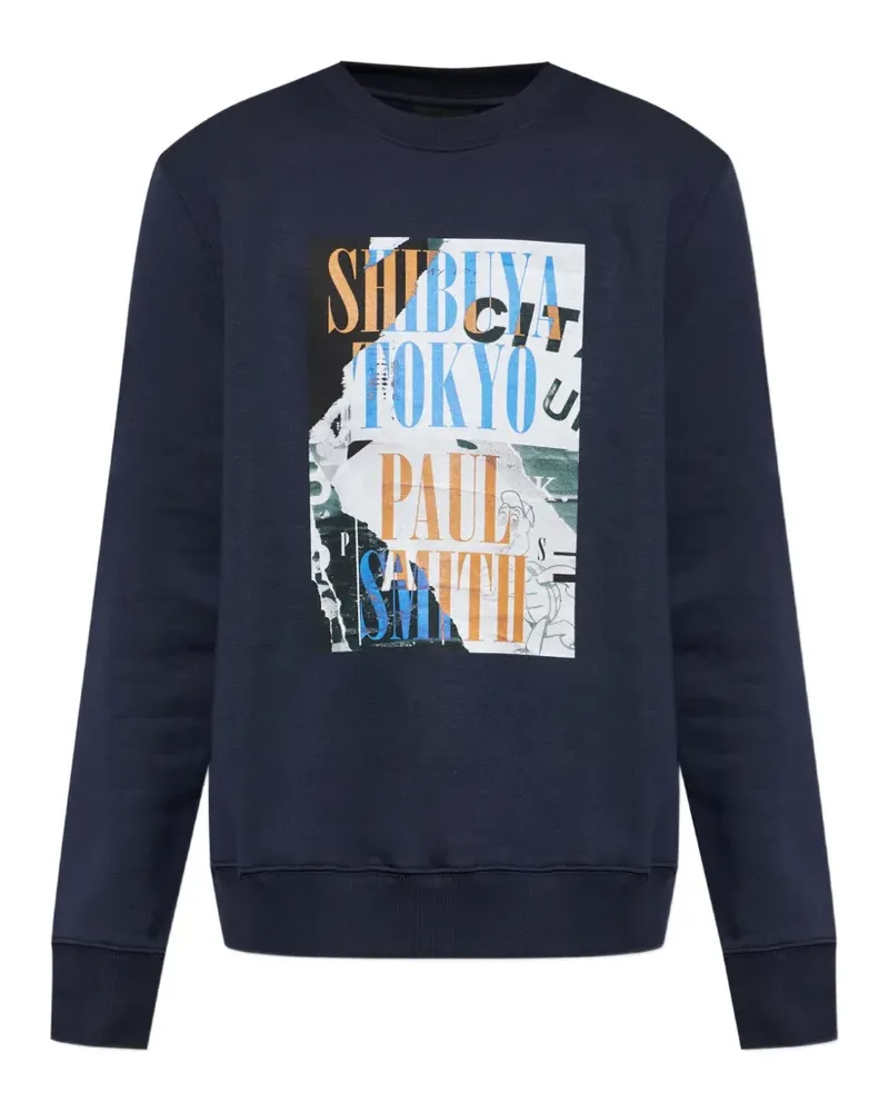 Paul Smith Sweatshirt mit grafischem Print - Blau Blau
