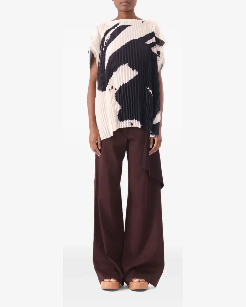 Jason Wu Bluse mit abstraktem Print - Nude Nude