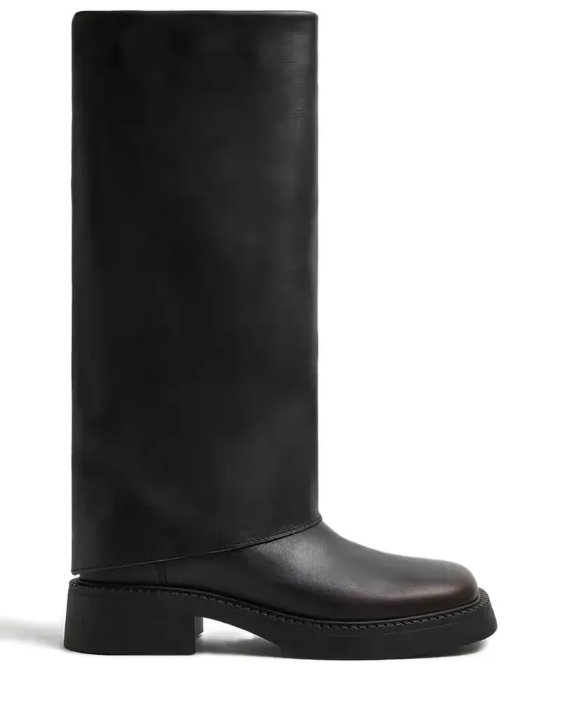 Miista Leala Stiefel 30mm - Schwarz Schwarz