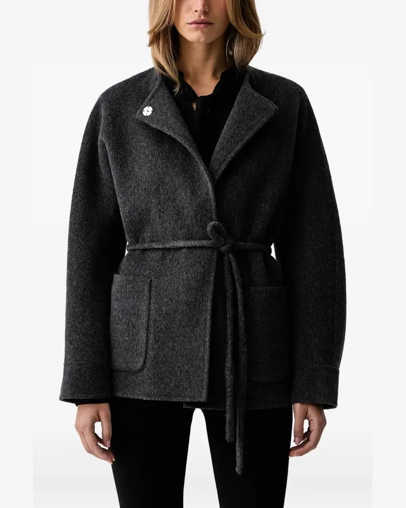 Silvian Heach belted patch-pocket jacket - Grau Grau