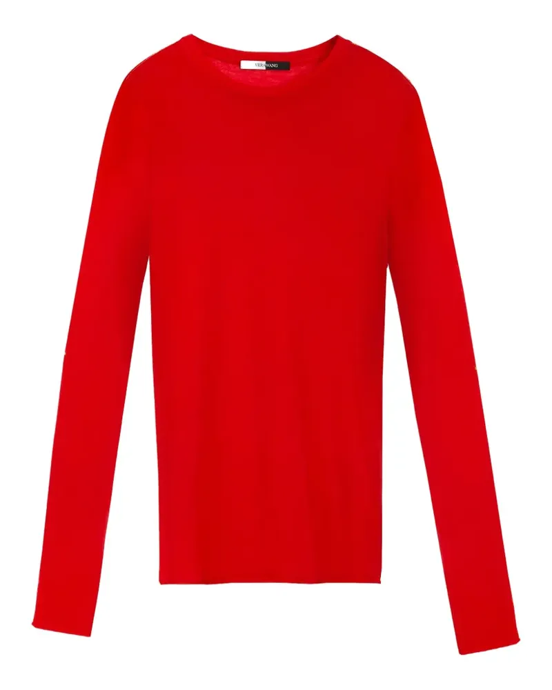 Vera Wang Langärmeliger Lucy Pullover - Rot Rot