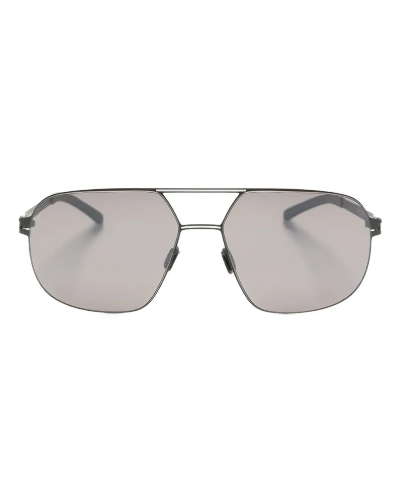 Mykita Getönte Pilotenbrille - Schwarz Schwarz