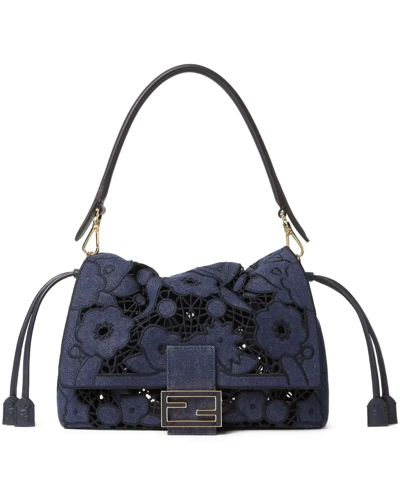 Fendi medium Mamma Baguette shoulder bag - Blau Blau
