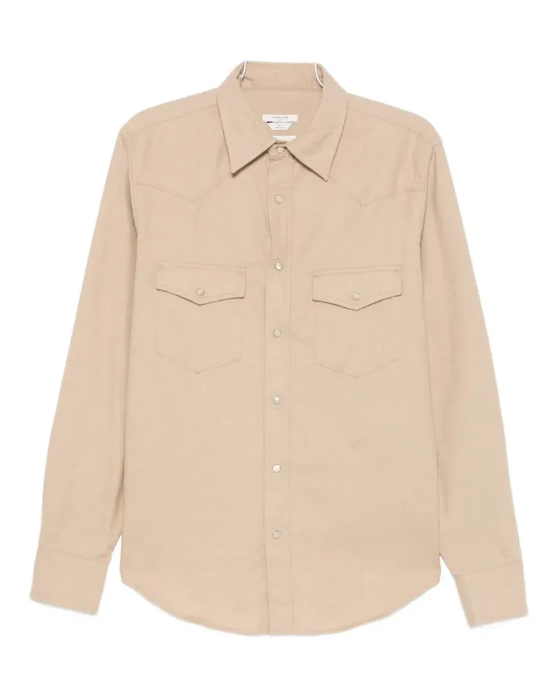 Jacob Cohën western-style long-sleeve shirt - Nude Nude