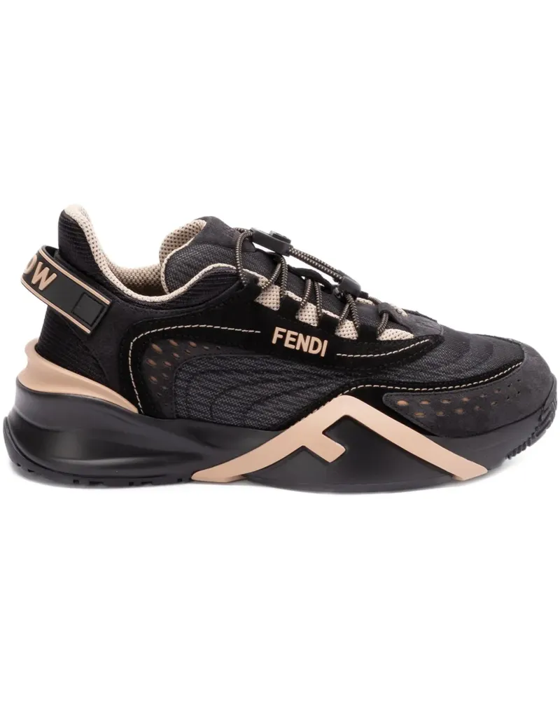 Fendi Flow Mesh-Sneakers - Schwarz Schwarz