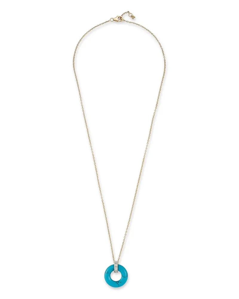 MATEO 14kt Donut Gelbgoldhalskette