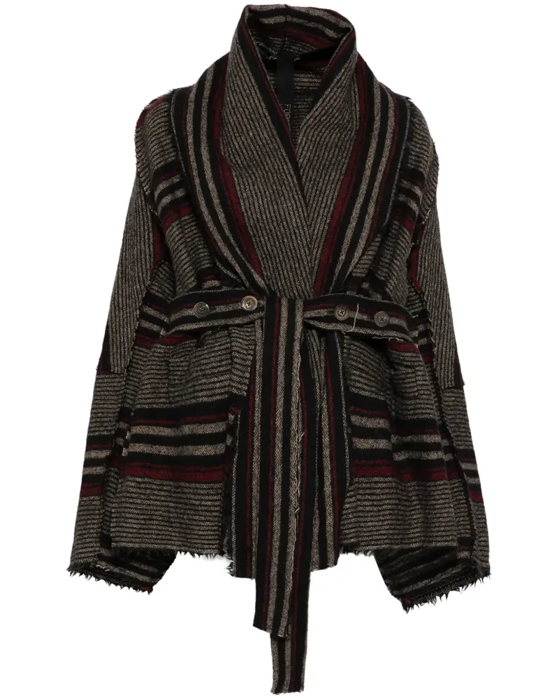 forme d'expression Jacke aus Wolle - Braun Braun