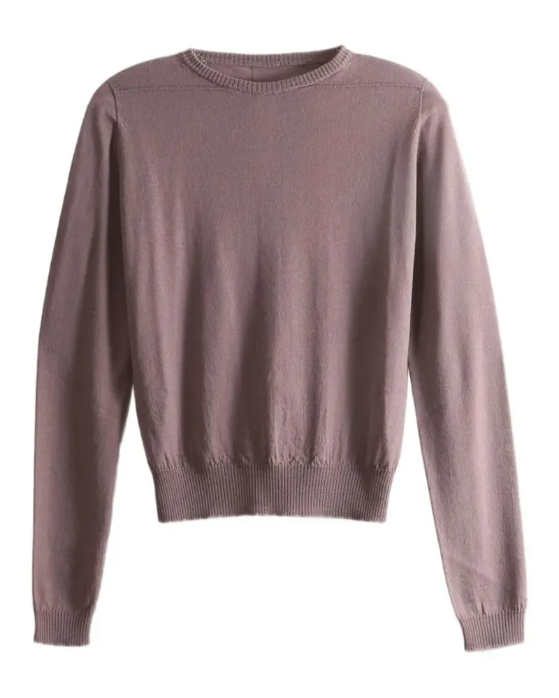 Rick Owens Pullover mit geripptem Saum - Braun Braun