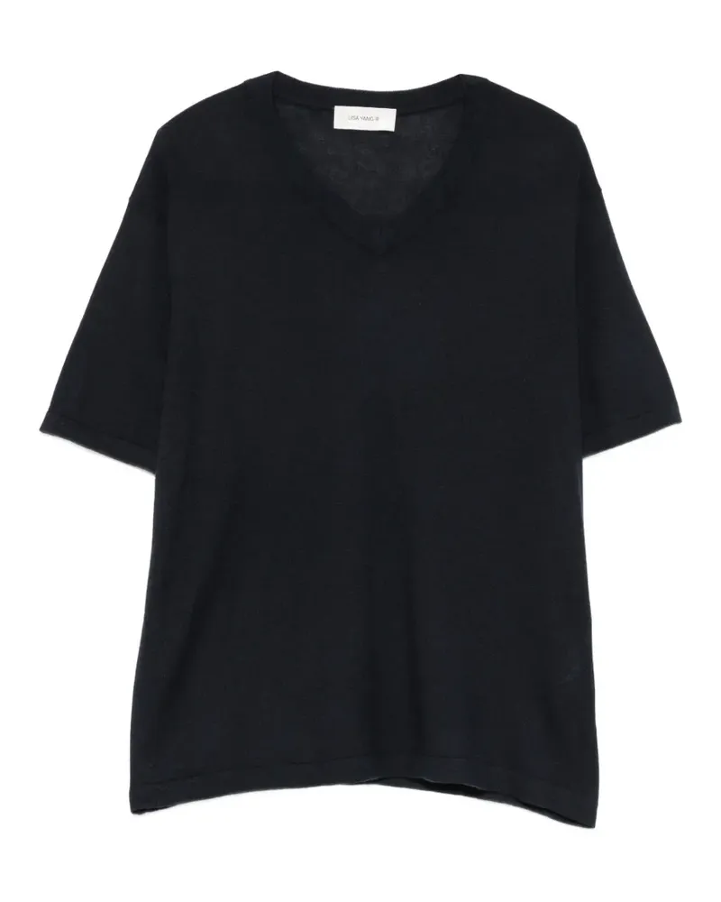 Lisa Yang T-Shirt aus Kaschmir - Blau Blau