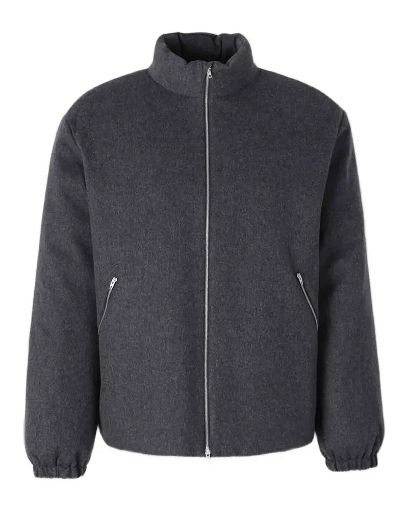 Jil Sander Jacke mit Stehkragen - Grau Grau