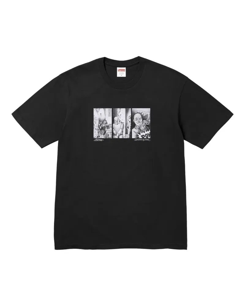 Supreme Being Mister Cartoon Pow T-Shirt - Schwarz Schwarz