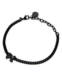 Palm Angels Kettenarmband mit Logo-Anhänger Schwarz