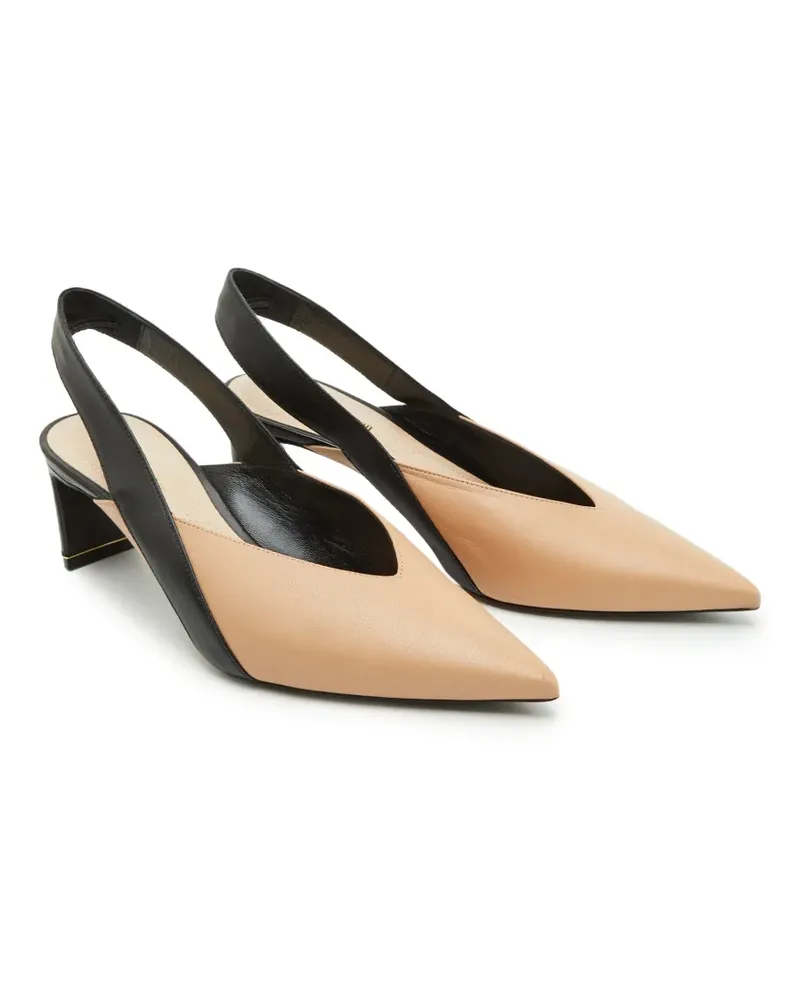 Nicholas Kirkwood Spitze Slingback-Pumps - Nude Nude