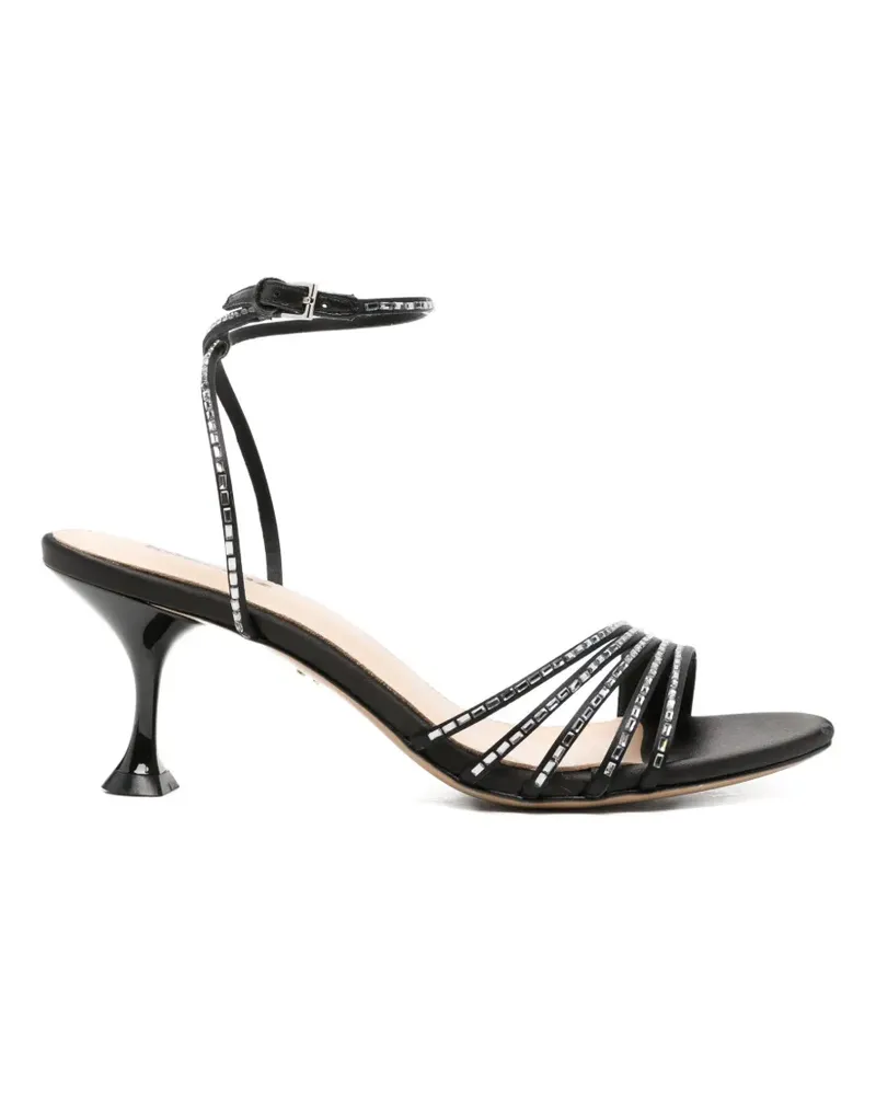 Lola Cruz Emma crystal-embellished sandals - Schwarz Schwarz