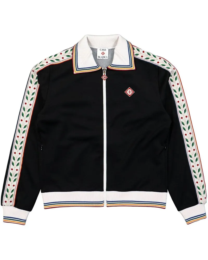 Casablanca Paris Sportjacke mit Logo - Schwarz Schwarz