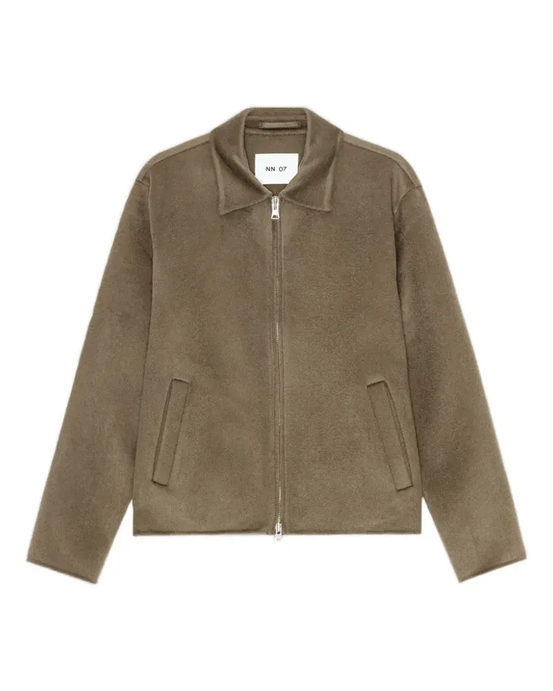 NN 07 Arlo Jacke mit Reißverschluss - Braun Braun