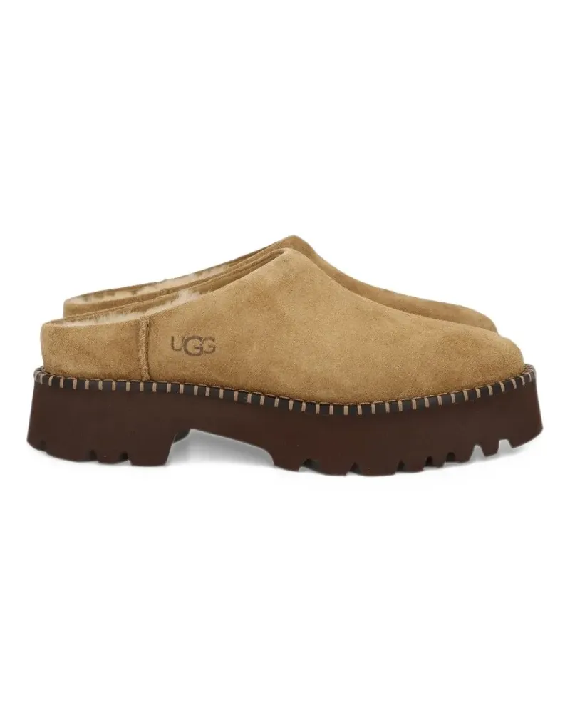 UGG Uptowner platform mules - Nude Nude