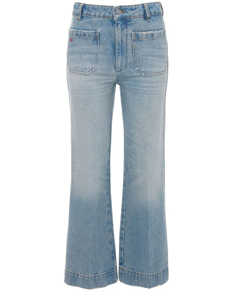 Victoria Beckham Alina Bootcut-Jeans - Blau Blau