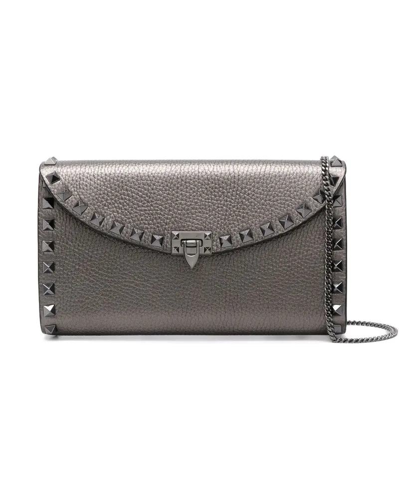 Valentino Garavani Rockstud Clutch - Silber Silber