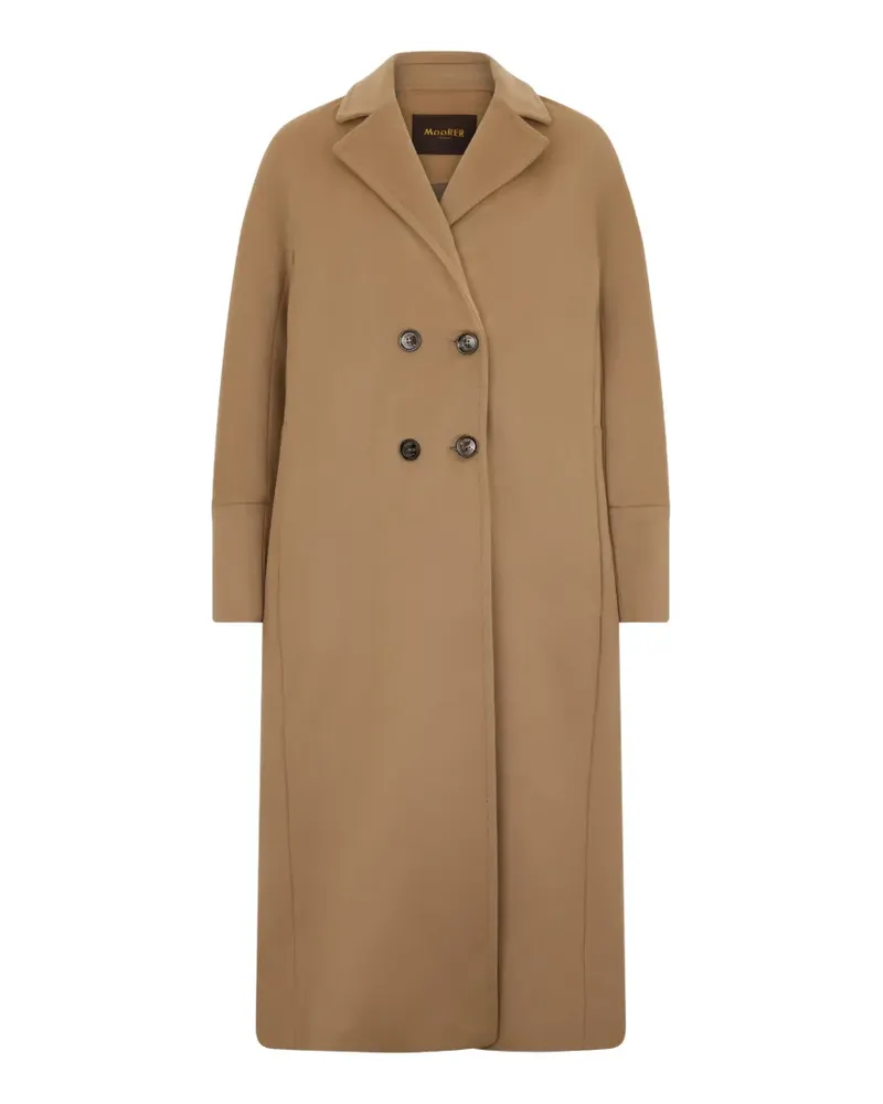 MOORER notched-lapel double-breasted coat - Braun Braun