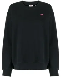 Levi's Sweatshirt mit Logo-Stickerei Schwarz