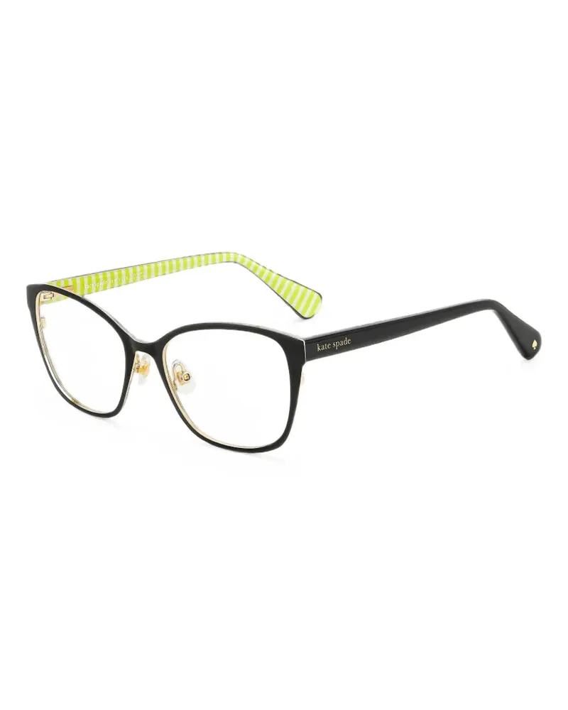 Kate Spade Leota Cat-Eye-Brille - Schwarz Schwarz