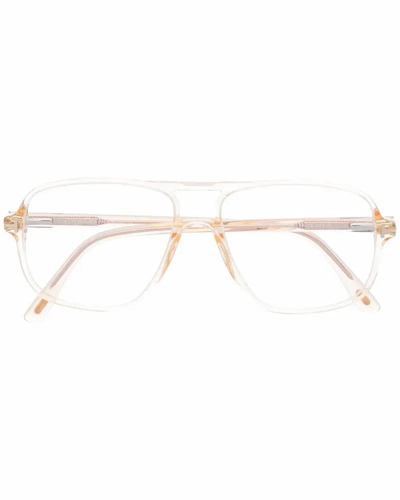 Tom Ford Brille mit eckigem Gestell - Nude Nude