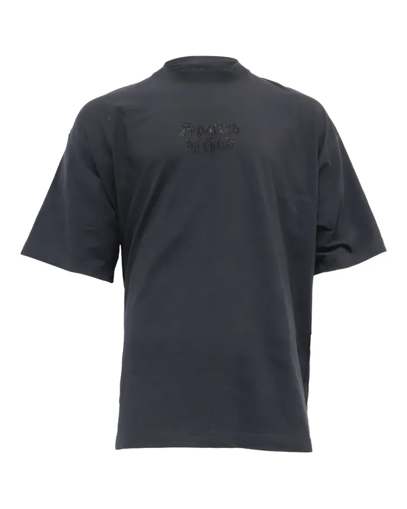 VETEMENTS T-Shirt mit Stehkragen - Schwarz Schwarz