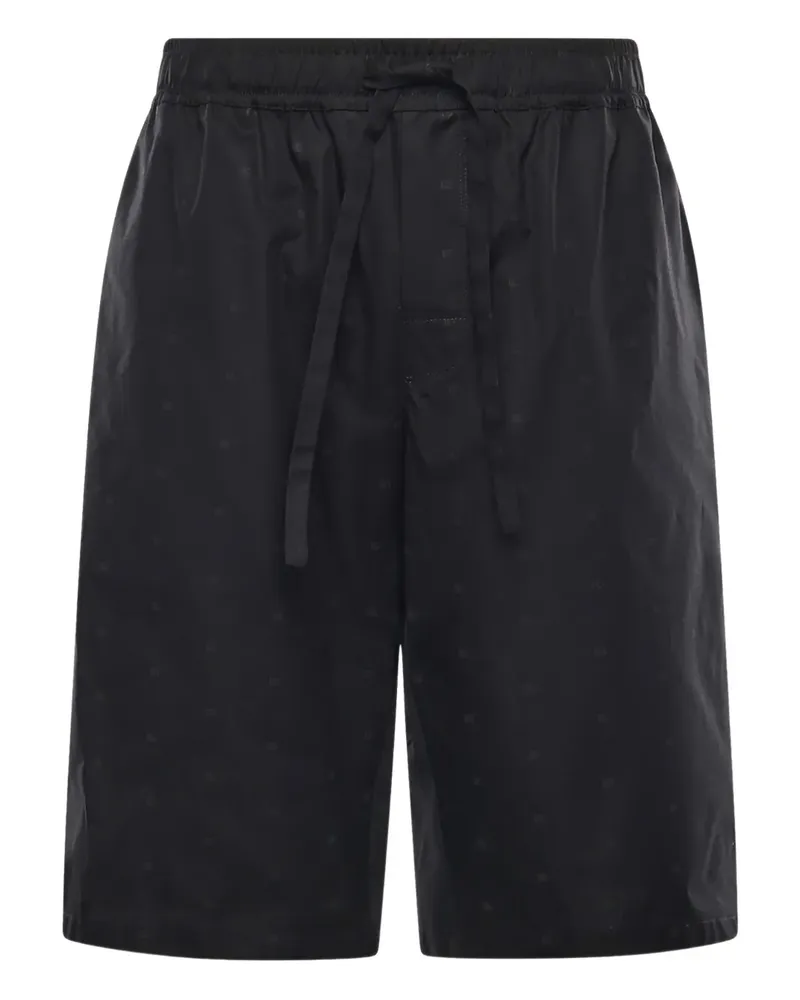 Dolce & Gabbana drawstring pattern trousers - Schwarz Schwarz