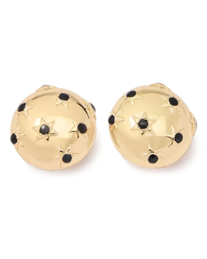 Carolina Herrera New York Starbust Dome Ohrringe - Gold Gold