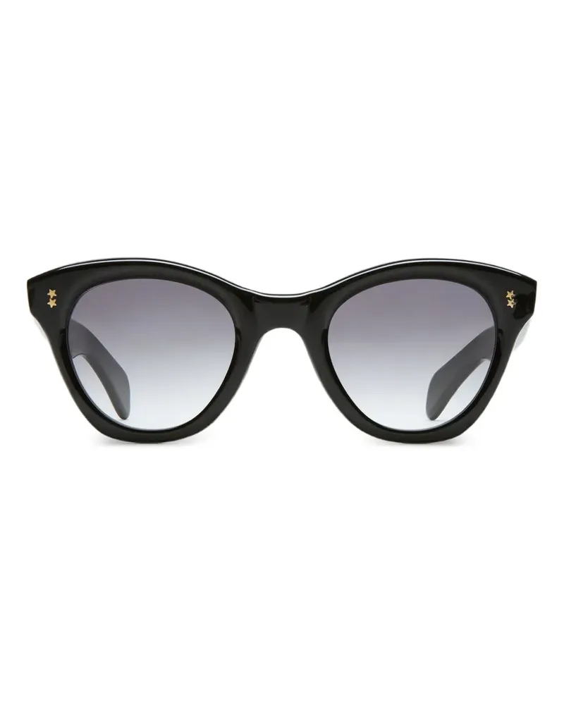 Fortela Audreyn Sonnenbrille mit rundem Gestell - Schwarz Schwarz