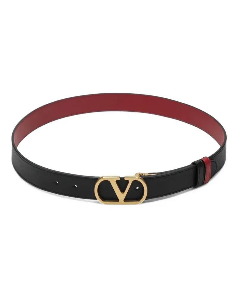 Valentino Garavani Wendbarer VLogo Signature Gürtel - Schwarz Schwarz